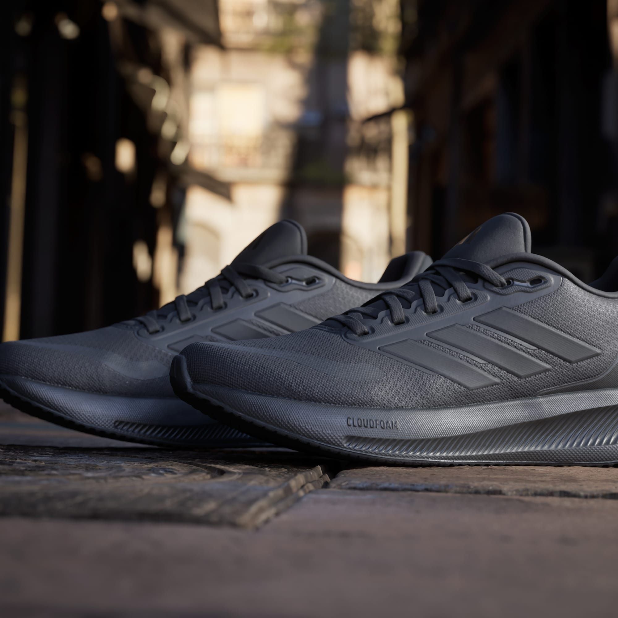  Giày Chạy Bộ Nữ ADIDAS Runfalcon 5 - Core Black 