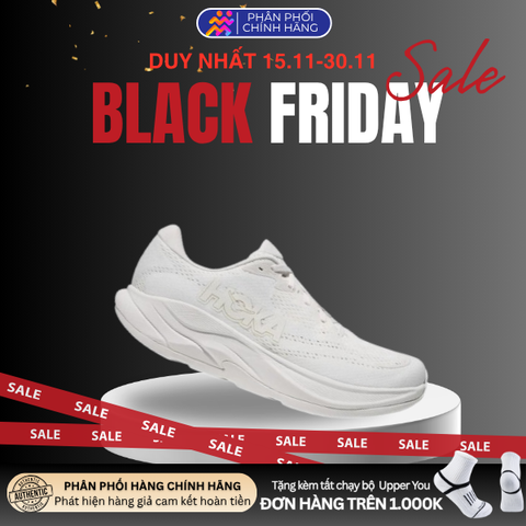  Giày Chạy Bộ Nữ Hoka Rincon 4 - White 