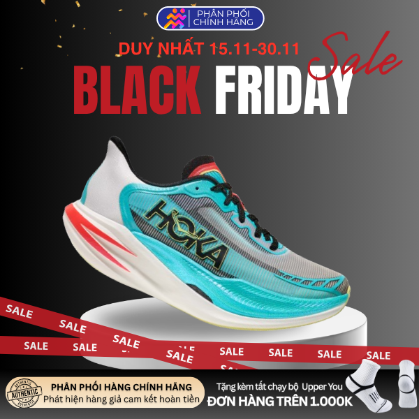  Giày Chạy Bộ Unisex Hoka Cielo X1 2.0 - Frost / Black 