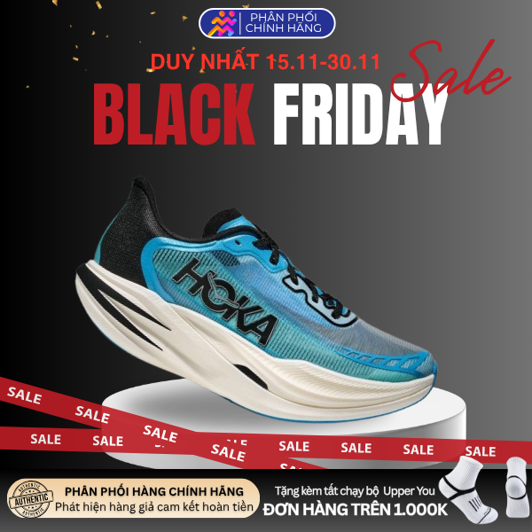  Giày Chạy Bộ Unisex Hoka Cielo X1 2.0 - Skyward Blue / Cielo Blue 