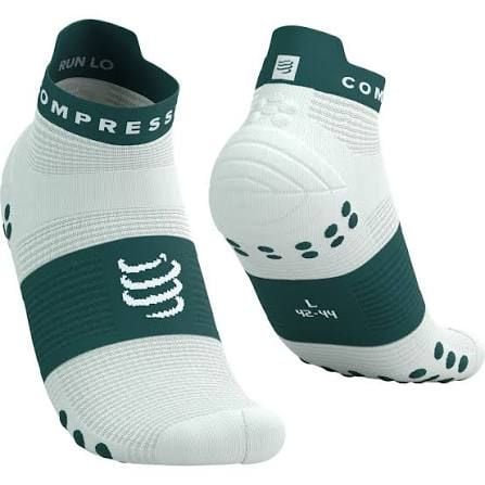  Tất Chạy Bộ Compressport Unisex's Pro Racing Socks V4.0 Run Low - Xanh lá 