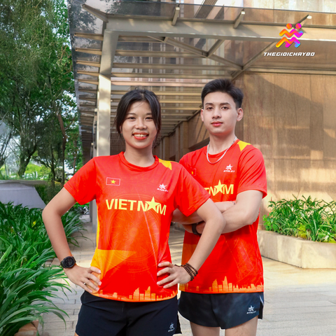  Áo Chạy Bộ T-shirt Athlet Unisex Thoáng Mát, Nhanh Khô - Việt Nam 