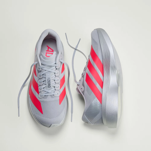  Giày Chạy bộ Nam Adidas Adizero EVO SL - Silvmt / Lucred / Ironmt 