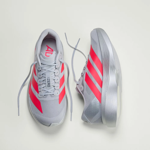  Giày Chạy bộ Nam Adidas Adizero EVO SL - Silvmt / Lucred / Ironmt 