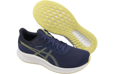  Giày Chạy Bộ Nam Asics Patriot 13 Deep Ocean/Glow Yellow 