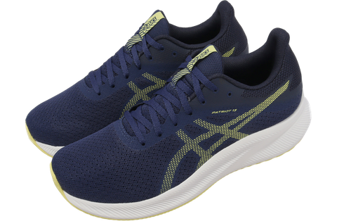  Giày Chạy Bộ Nam Asics Patriot 13 Deep Ocean/Glow Yellow 