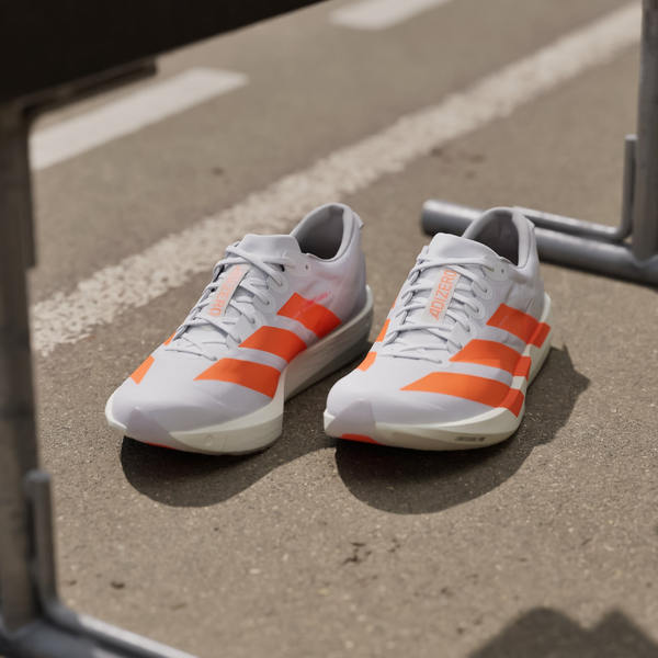  Giày Chạy Bộ Nam ADIDAS Adizero Adios 9 - White Orange 