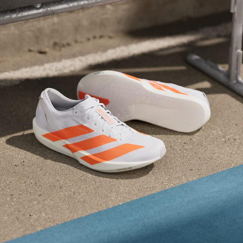  Giày Chạy Bộ Nam ADIDAS Adizero Adios 9 - White Orange 