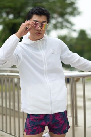  Áo Khoác Thể Thao Unisex Motive Jacket Supper Light  JKM002 - Trắng 