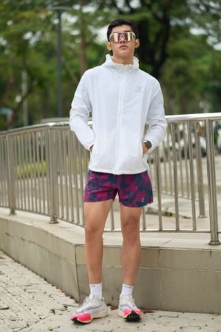  Áo Khoác Thể Thao Unisex Motive Jacket Supper Light  JKM002 - Trắng 