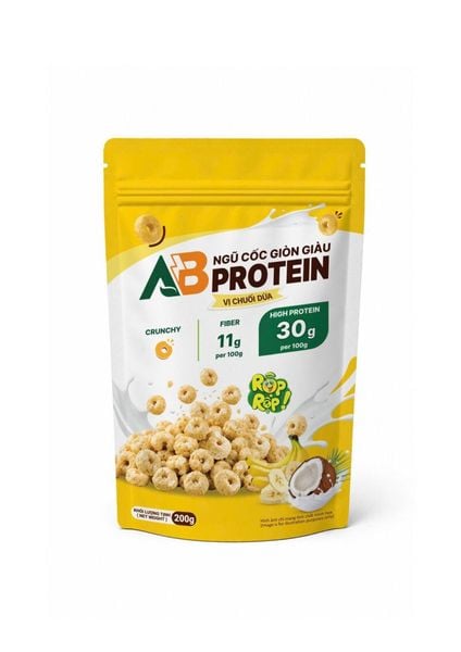  Túi Ngũ Cốc Giòn Cao Đạm AB - Vị Chuối Dừa 