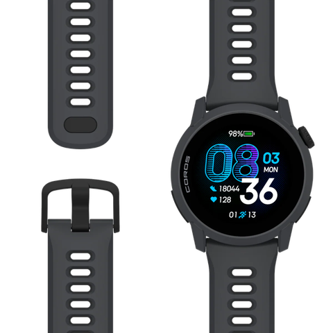  Đồng Hồ Chạy Bộ GPS COROS PACE 4 - Silicone - Black 