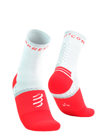  Vớ thể thao Compressport Pro Marathon Socks V2.0 - Fluo Red/White 