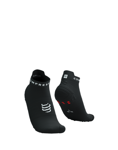 Vp Racing Socks Vớ thể thao Compressport Pro Racing Socks V4.0 Run Low - Black/White ...