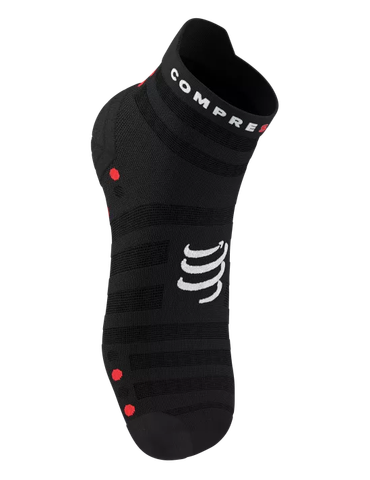  Vớ Chạy Bộ Compressport Pro Racing Socks v4.0 Ultralight Run Low - Black/ Red 