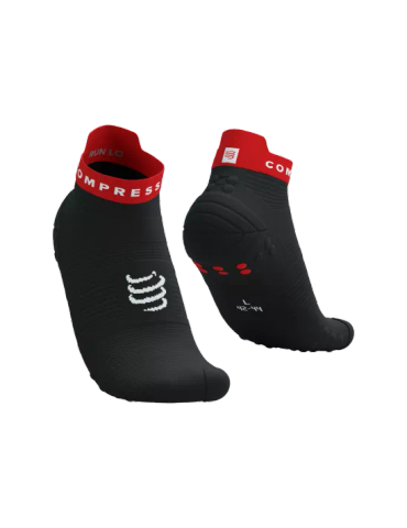  Vớ Thể Thao Compressport Pro Racing Socks v4.0 Run Low - Black/Core Red 