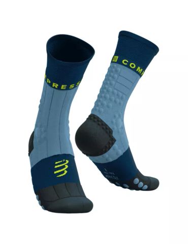 Vớ Thể Thao Compressport Pro Racing Socks Winter Trail - Denim/Poseidon 