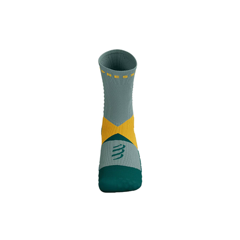  Vớ Thể Thao Compressport Ultra Trail Socks V2.0 - Slate Grey / Saffron 