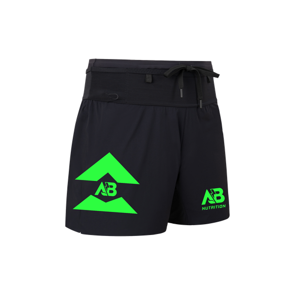  Quần Short Chạy Bộ Nam T8-AB Nutrition Custom Sherpa - Green Logo 
