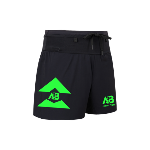  Quần Short Chạy Bộ Nam T8-AB Nutrition Custom Sherpa - Green Logo 