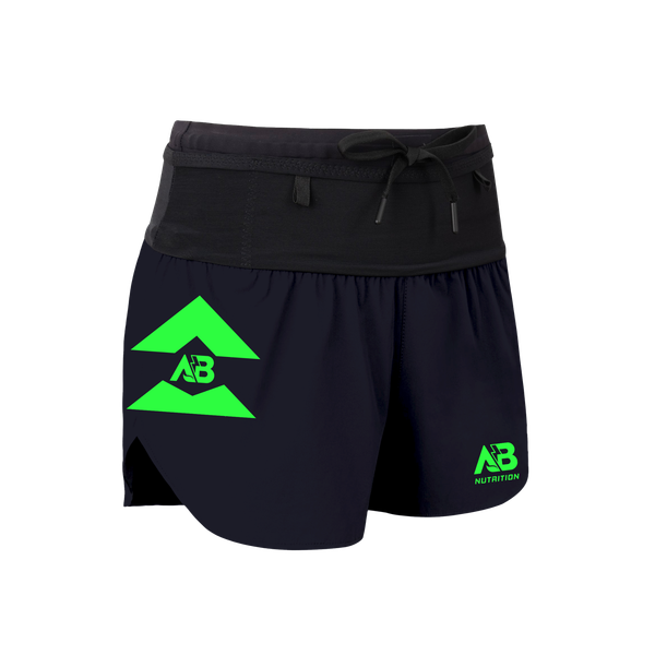  Quần Short Chạy Bộ Nữ T8-AB Nutrition Custom Sherpa - Green Logo 