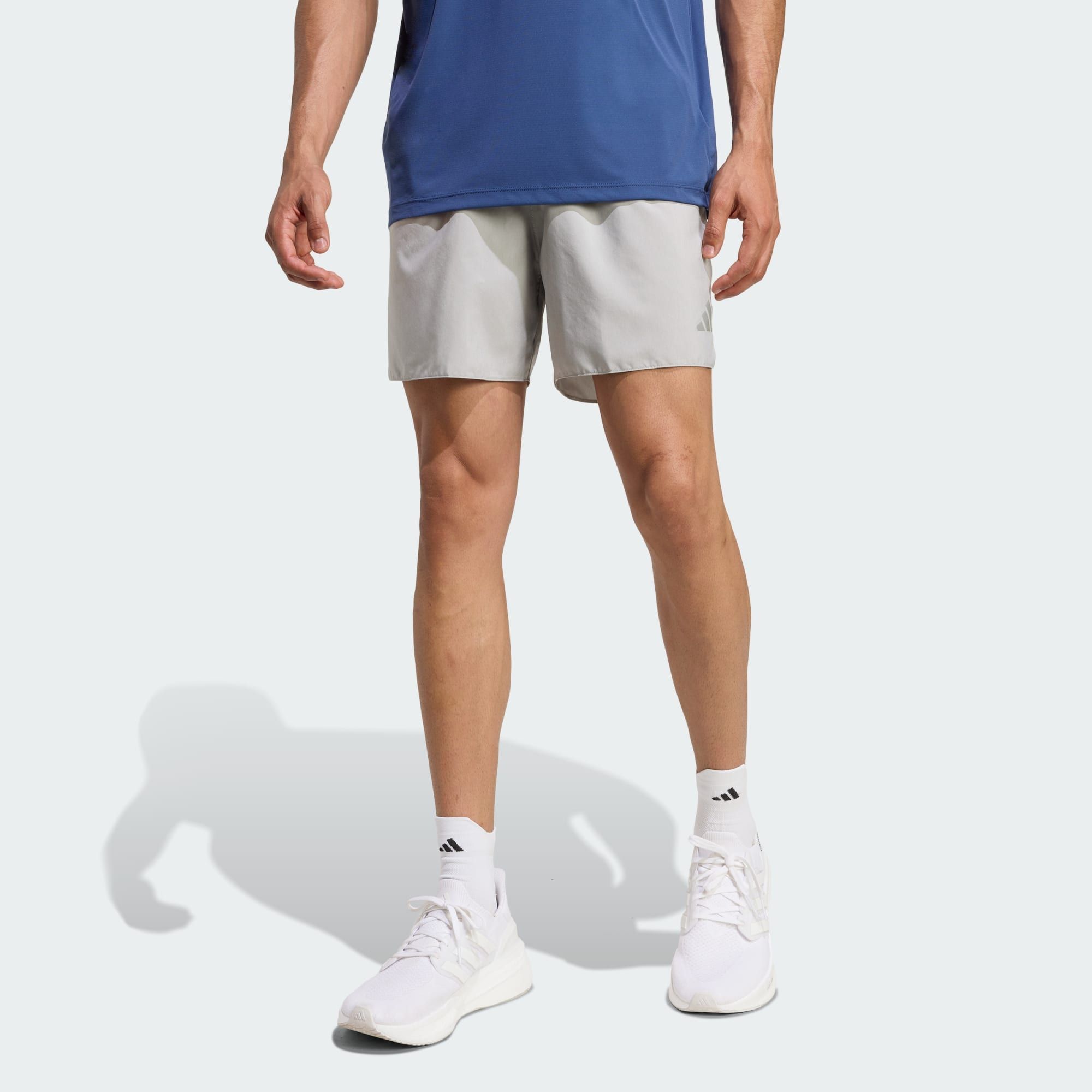  Quần Short Chạy Bộ Adidas adi365 Running Essentials - Medium Grey Heather 