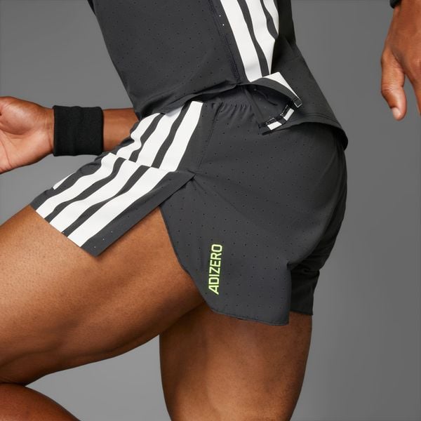  Quần Short Chạy Bộ Adidas Adizero Split M Xẻ Đùi IX8975 - Black 