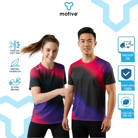  Áo Thể Thao Nam Motive T-SHIRT PICKBALL TM116 - Red 