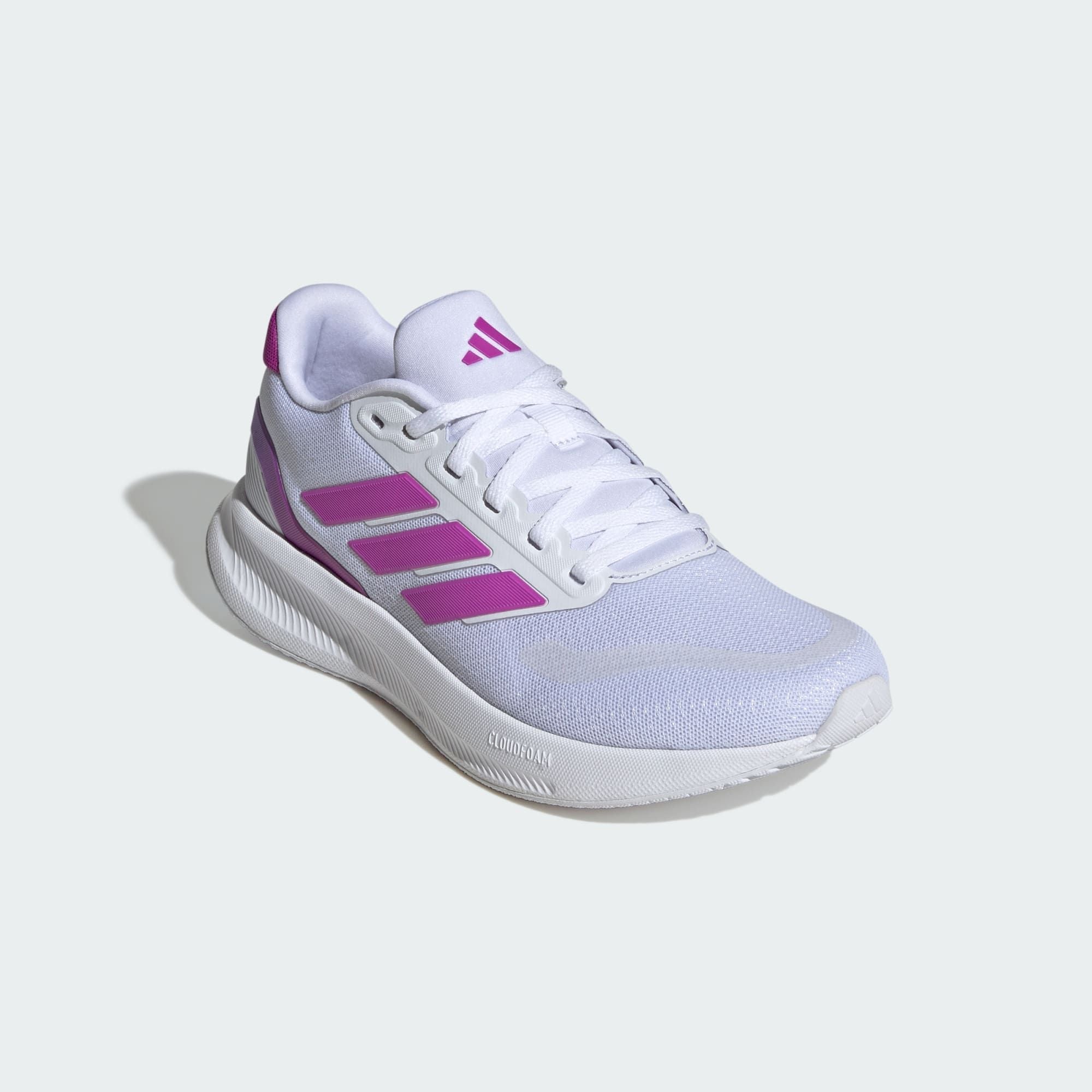 Giày Chạy Bộ Nữ ADIDAS Runfalcon 5 Running  - Cloud White / Purple Burst 