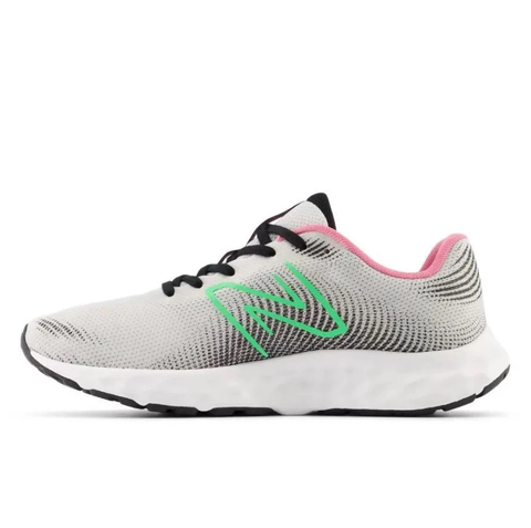  Giày Chạy Bộ Nữ New Balance E420 V3 - Grey Matter With Lime Leaf & Black 