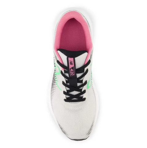  Giày Chạy Bộ Nữ New Balance E420 V3 - Grey Matter With Lime Leaf & Black 