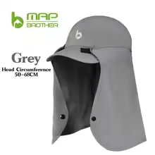  Mũ Che Gáy Chống Nắng Map Brother M3060 - Xám 