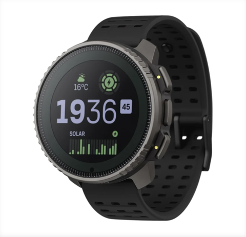  Đồng Hồ GPS Suunto Vertical Solar Viền Titanium 49mm, Dây Silicone - Black 