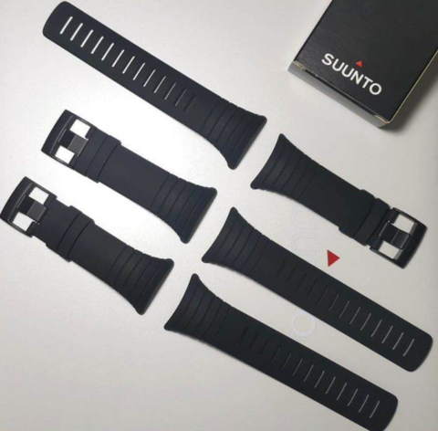  Dây Đồng Hồ Suunto Core Flat Silicone - Black 