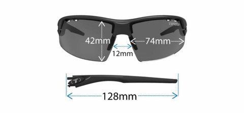  Kính Thể Thao Tifosi Optics Crit Single Lens - Matte Black 