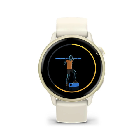  Đồng Hồ GPS Garmin Vivoactive 6 - Lunar Gold With Bone Band 