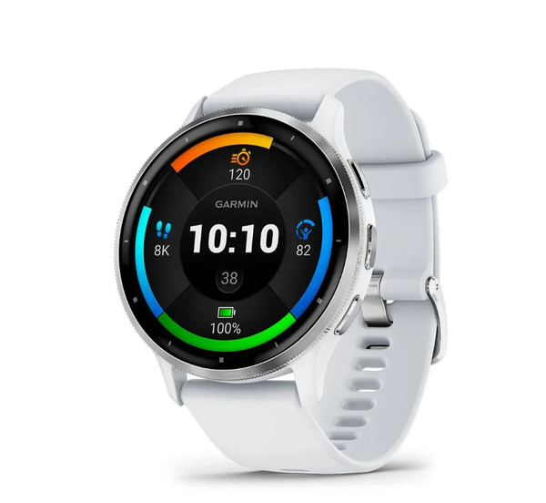  Đồng Hồ GPS Garmin Venu 3 - Silver Stainless Steel Bezel 