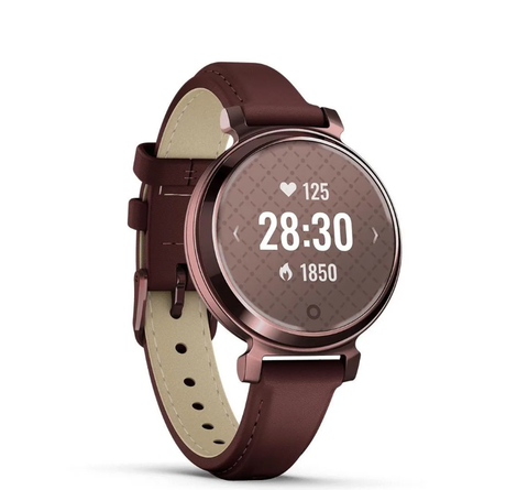  Đồng Hồ Thông Minh Garmin Lily 2 Classic - Dark Bronze with Mulberry Leather Band 