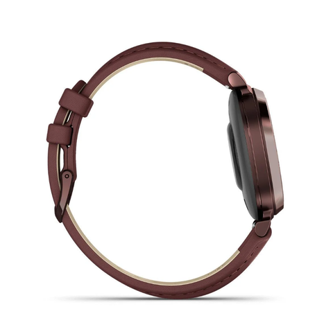  Đồng Hồ Thông Minh Garmin Lily 2 Classic - Dark Bronze with Mulberry Leather Band 