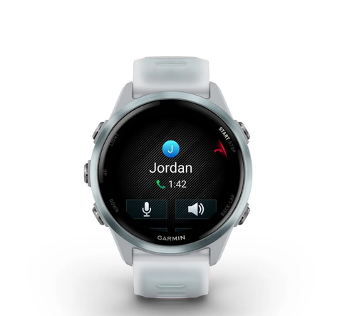  Đồng Hồ Thông Minh Garmin Forerunner 570, 42MM WiFi GPS - Cloud Blue Aluminum with Translucent Whitestone/Cloud Blue Band 