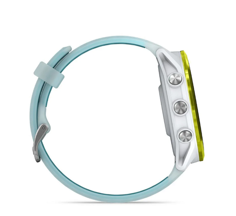  Đồng Hồ Thông Minh Garmin Forerunner 570, 47MM WiFi GPS - Amp Yellow Aluminum with Translucent Whitestone/Turquoise Band 