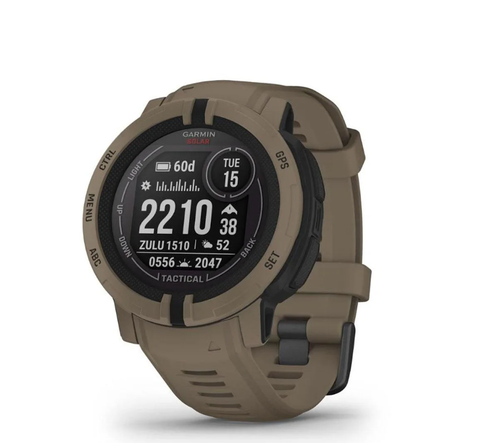  Đồng Hồ Thông Minh Garmin Instinct 2 Solar, Tactical Edition 45mm - Coyote Tan 