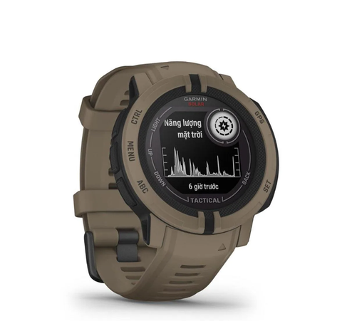  Đồng Hồ Thông Minh Garmin Instinct 2 Solar, Tactical Edition 45mm - Coyote Tan 
