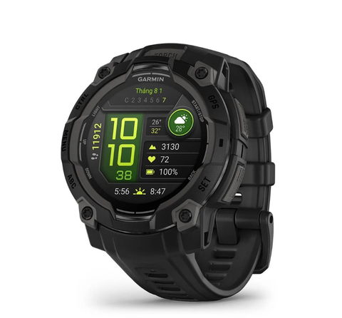  Đồng Hồ Thông Minh Garmin Instinct 3 45mm Amoled - Black with Black Band 