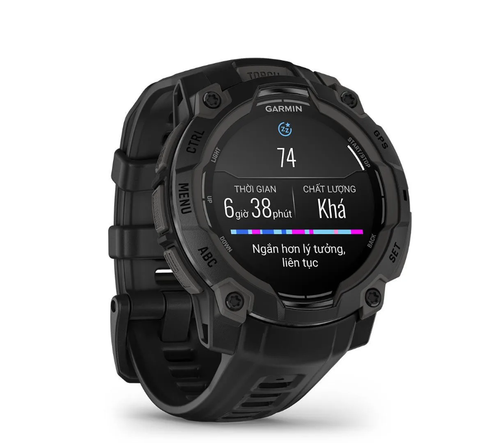  Đồng Hồ Thông Minh Garmin Instinct 3 45mm Amoled - Black with Black Band 