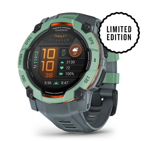  Đồng Hồ Thông Minh Garmin Instinct 3, 50mm, Amoled - Neotropic with Twilight Band 