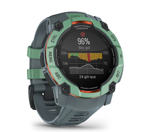  Đồng Hồ Thông Minh Garmin Instinct 3, 50mm, Amoled - Neotropic with Twilight Band 