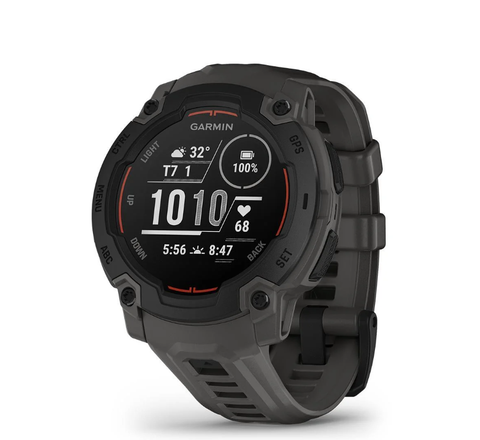  Đồng Hồ Thông Minh Garmin Instinct E 45mm - Black with Charcoal Band 