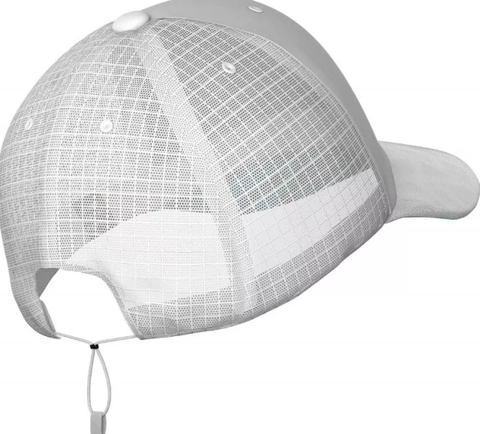  Nón Chạy Bộ Compressport Racing Trucker Cap - White 