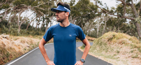  Nón Chạy Bộ Compressport Visor Ultralight - Dazz Blue/Black 